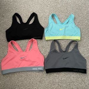 Bundle of Nike Pro Sports Bras
